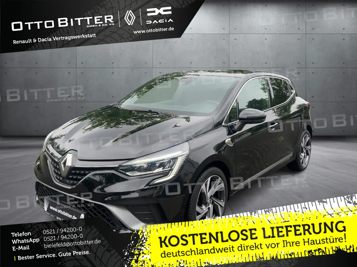 Renault Clio INTENS TCe130 EDC R.S. Line SPORT SITZH/17" Schwarz - 1
