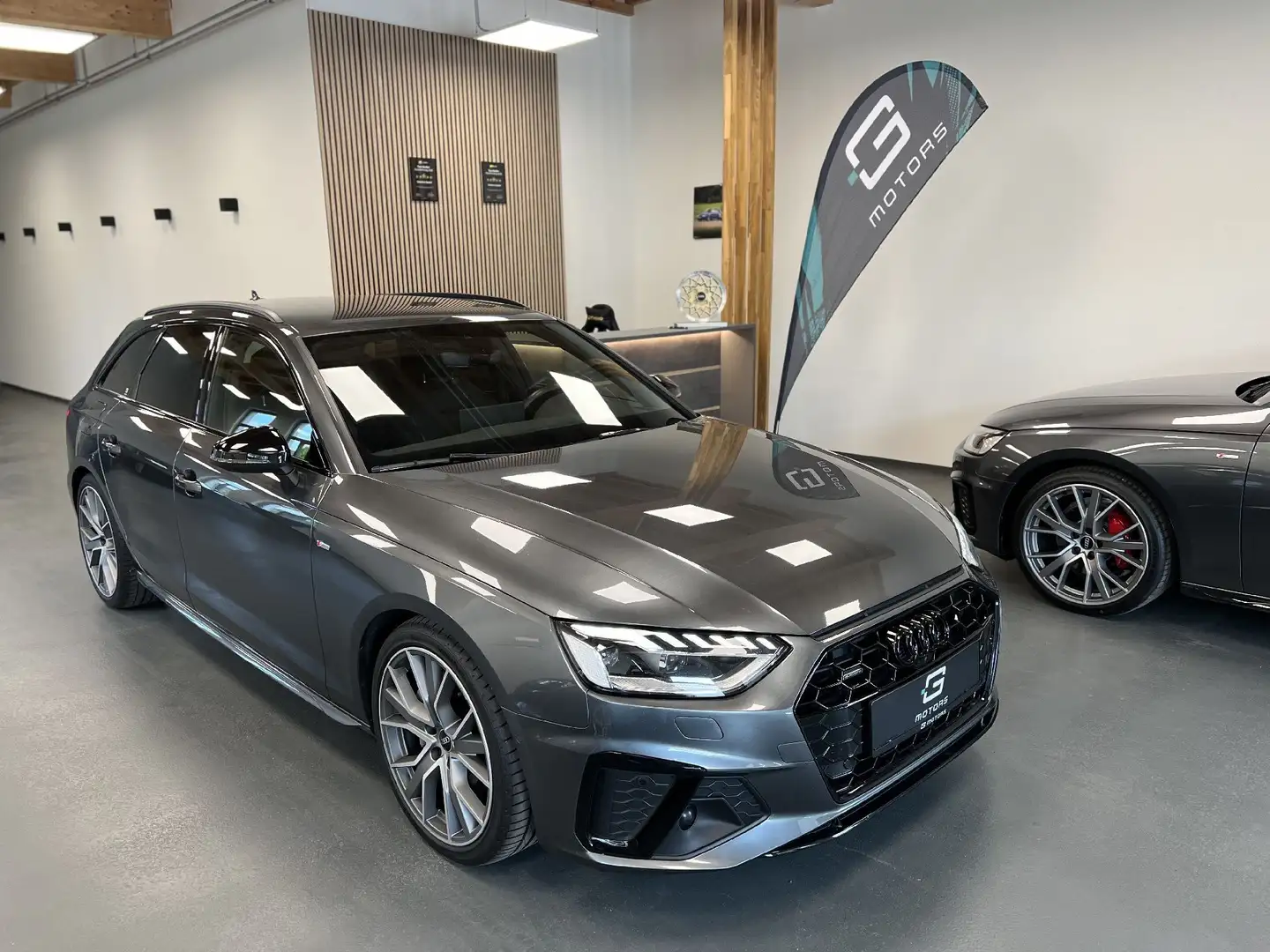 Audi A4 40 TFSI SORT Q 3XSLINE DAYTONA MATRIX 360 Grau - 2