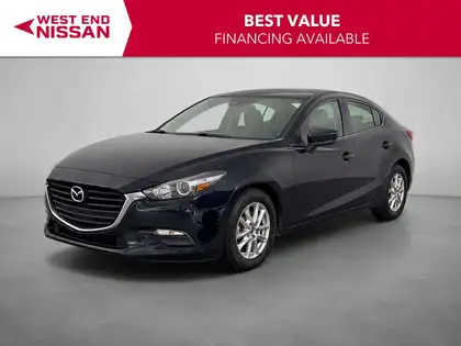 Black 2018 Mazda MAZDA3 Sedan 6-Speed Manual