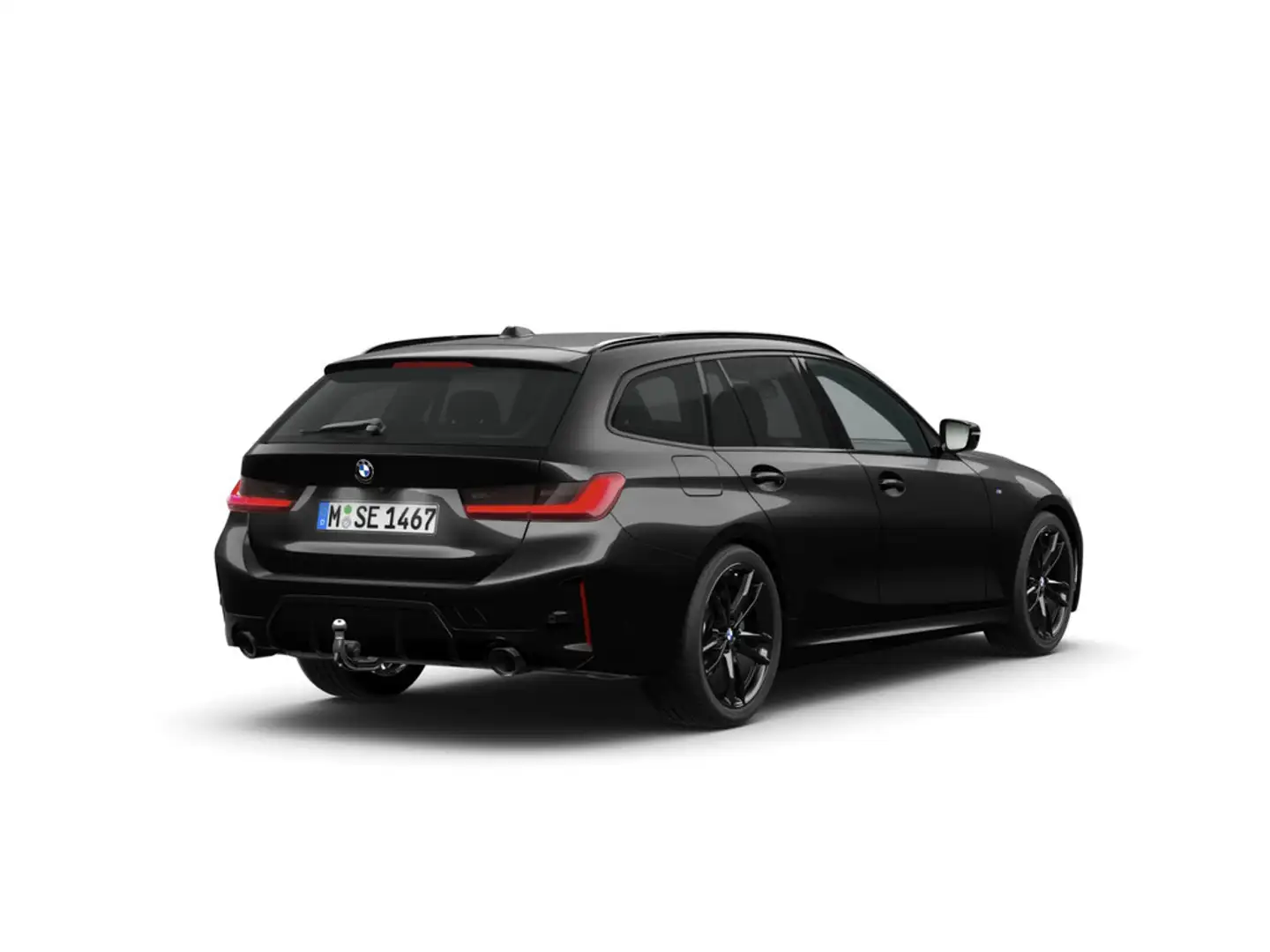 BMW 320 d Touring xDrive M-Sport AHK STANDHZ ACC Schwarz - 2