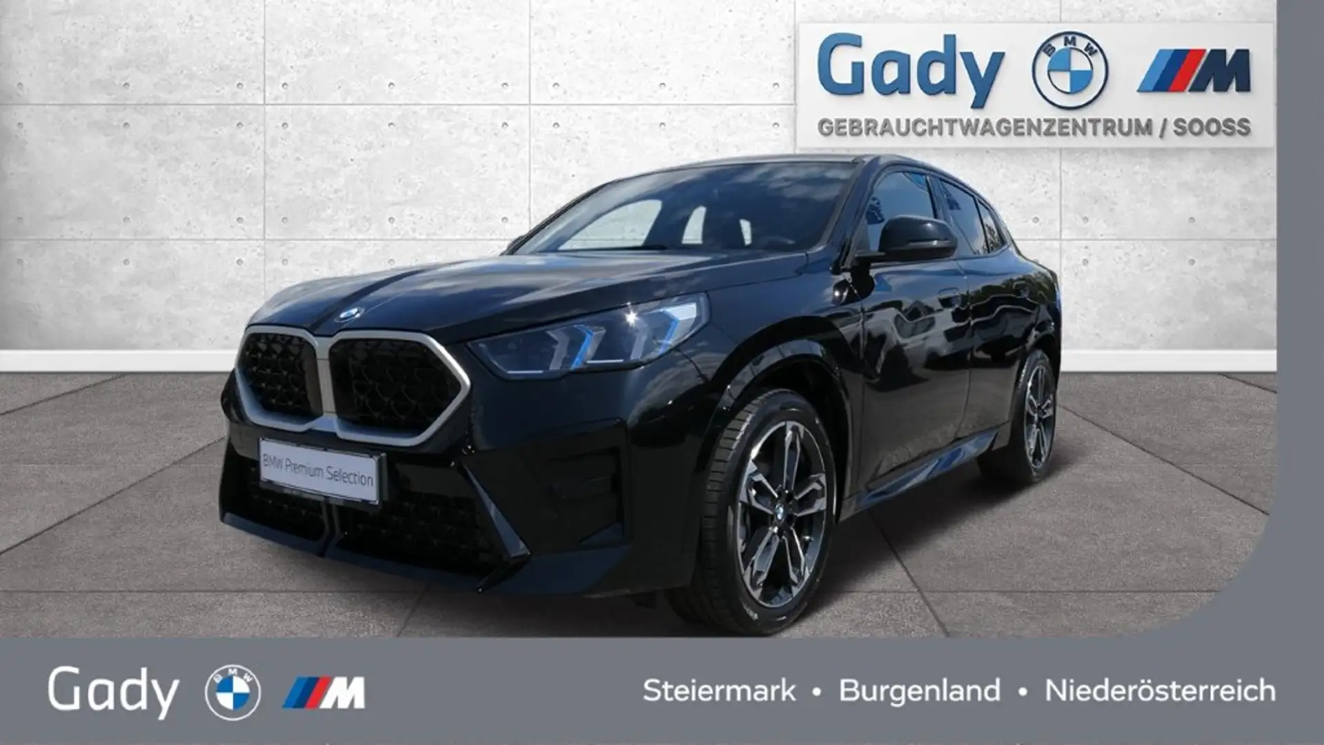 BMW X2 20d xDrive M-Sportpaket Schwarz - 1