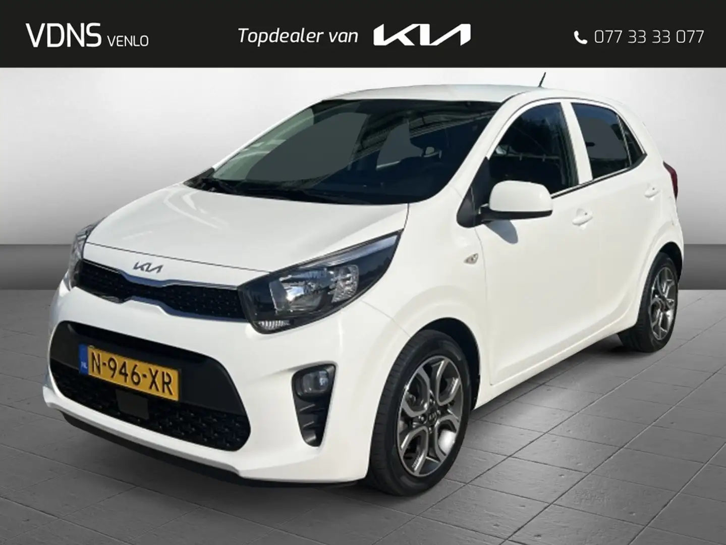 Kia Picanto 1.0 DPi ComfortLine AIRCO - LM VELGEN Wit - 1