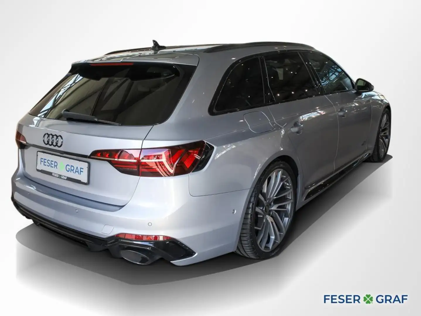 Audi RS4 Avant B&O Matrix Navi Pano 360° V-Max 280 Argent - 2