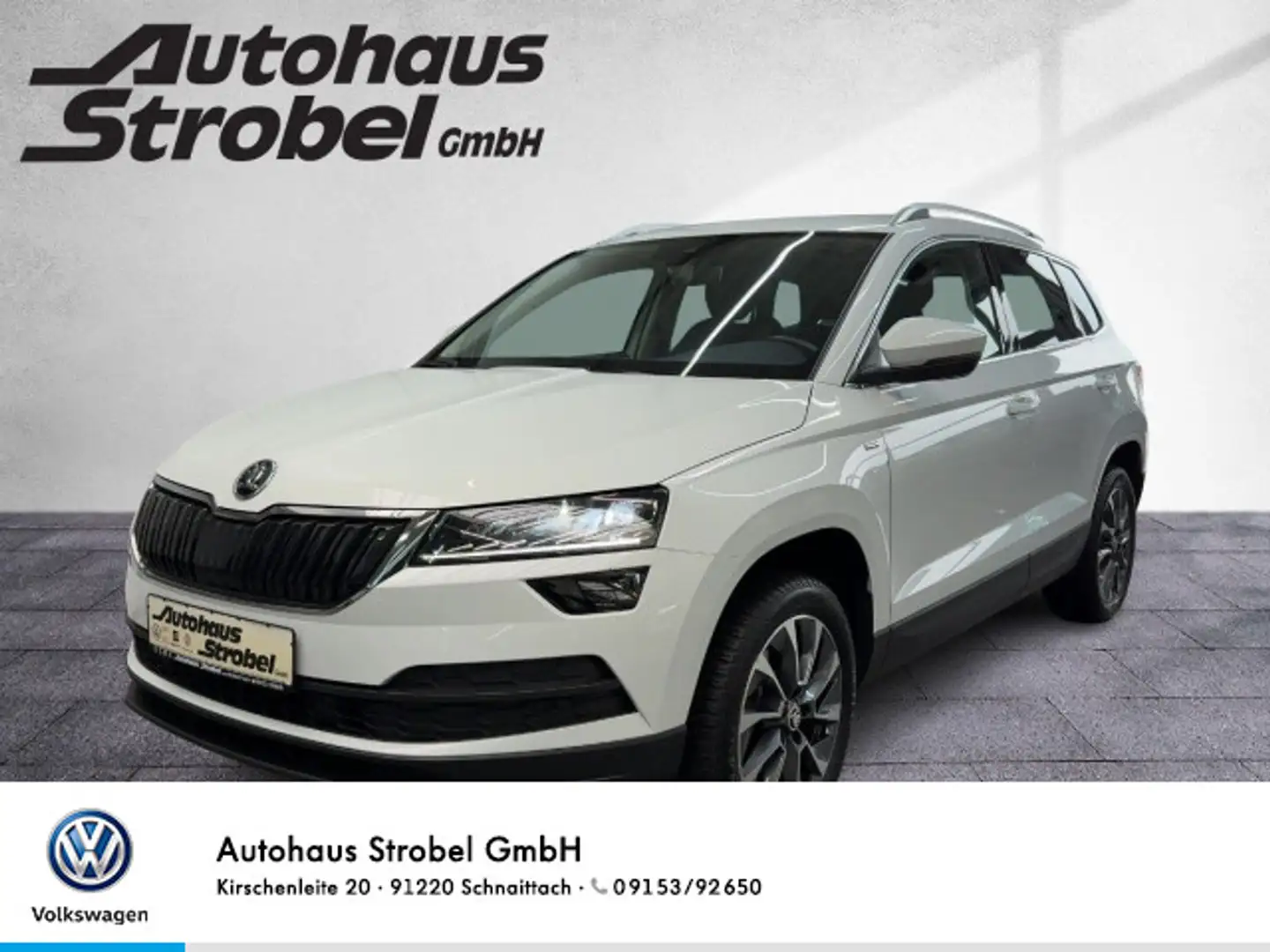 Skoda Karoq 1.5 TSI DSG "Drive 125 years" ACC Navi LED Weiß - 1