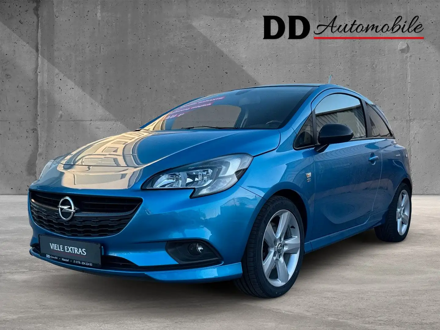 Opel Corsa E*OPC line*Carbon Paket*SHZ*CarPlay*Navi* Blau - 1