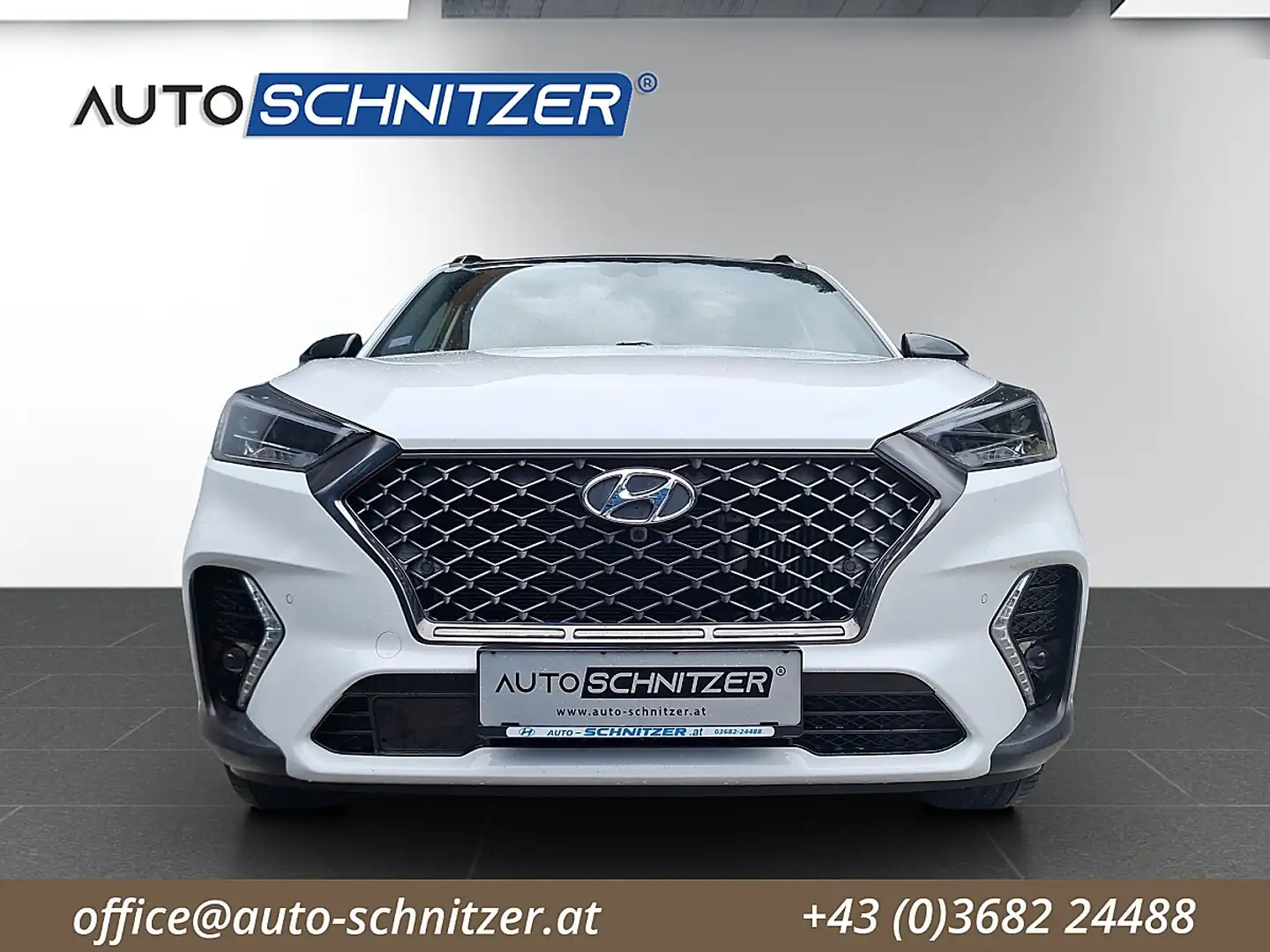 Hyundai TUCSON Tucson 1,6 CRDI 4WD N-Line Plus DCT Aut. Weiß - 2