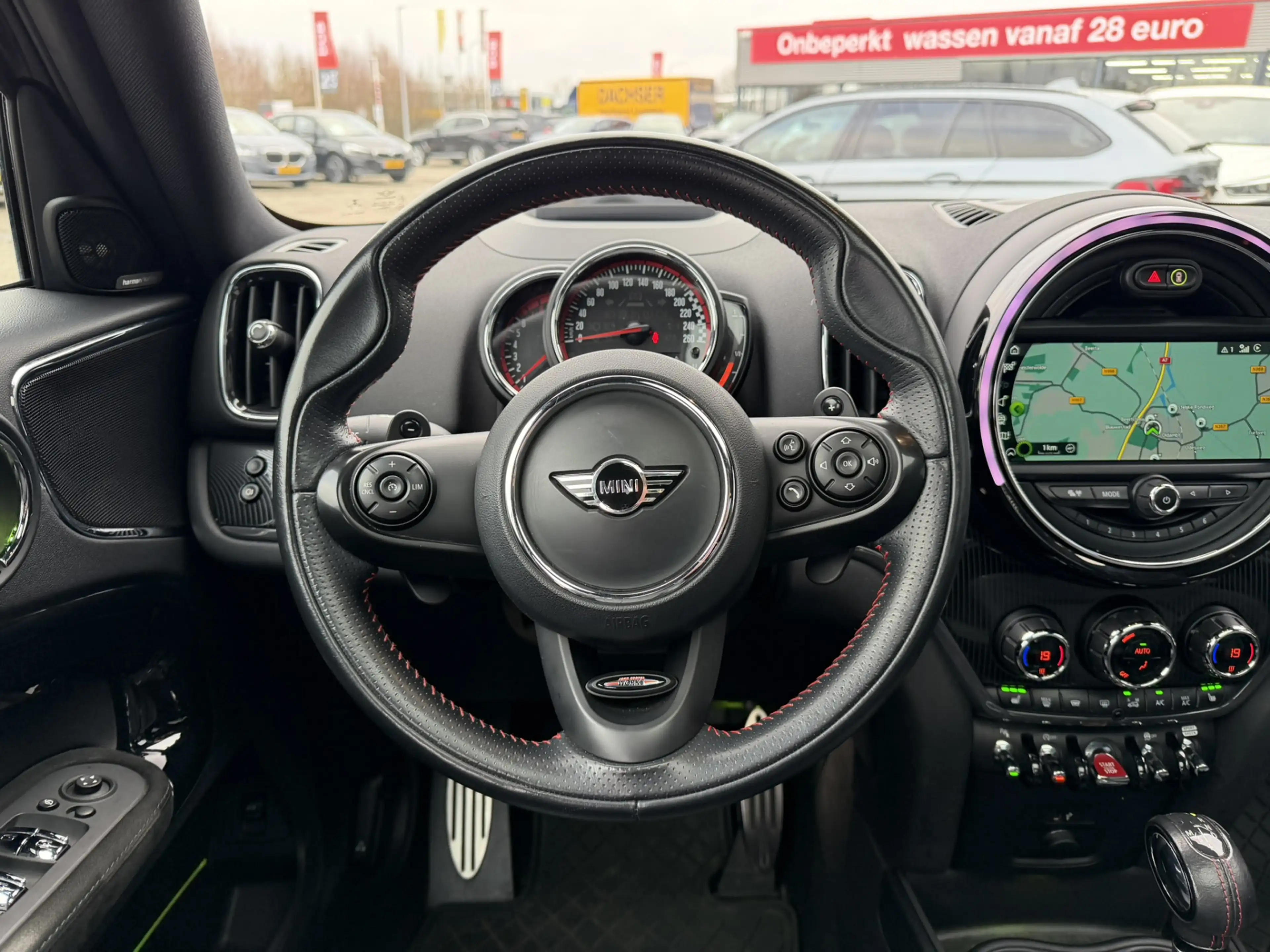 MINI John Cooper Works Countryman Mini 2.0 ALL4 231 PK Chili Panoramadak Leer Harman — photo 10