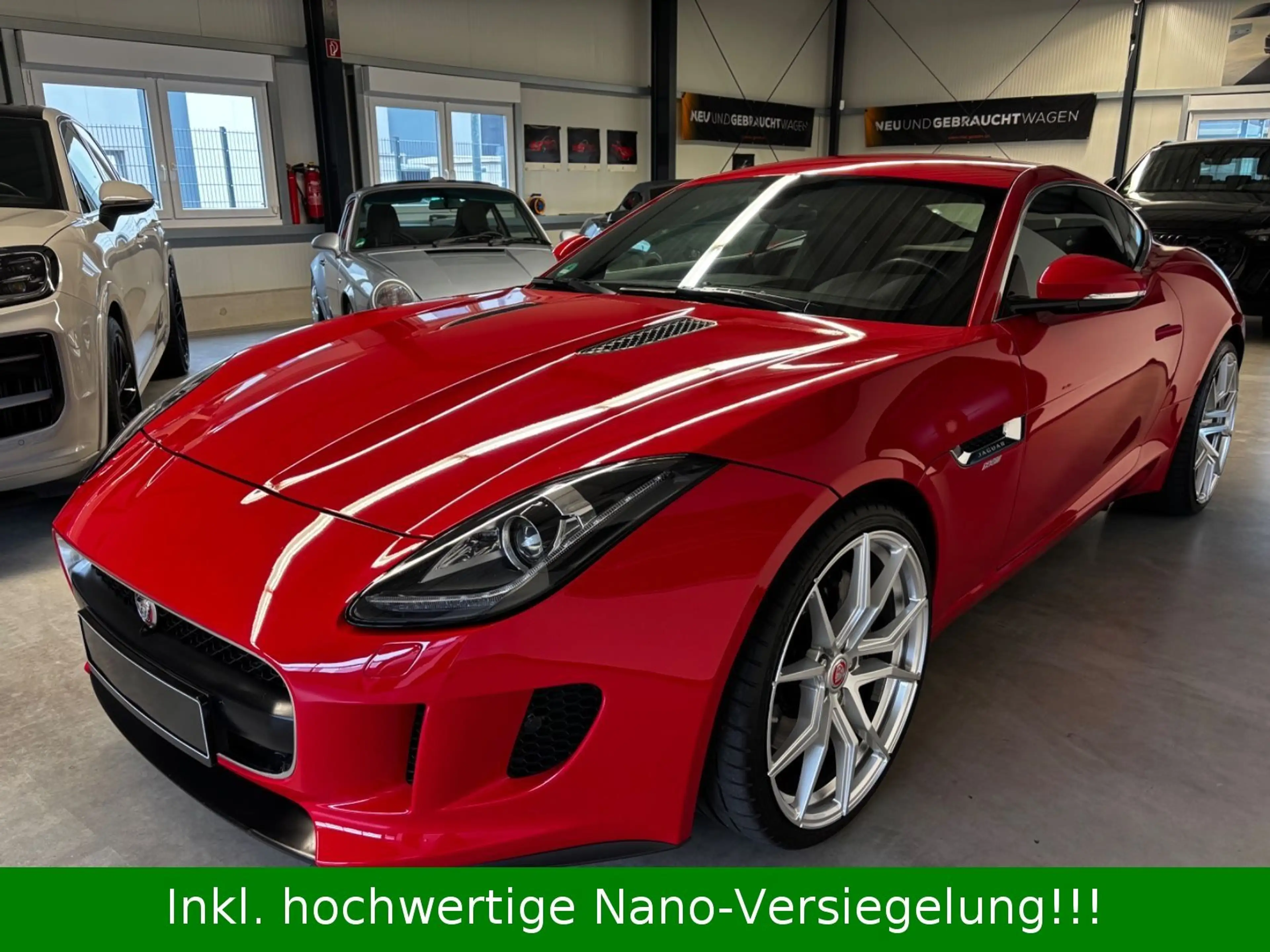 Jaguar F-Type F-TYPE Coupe Salsa Red 2. Hand unfallfrei 21Zoll