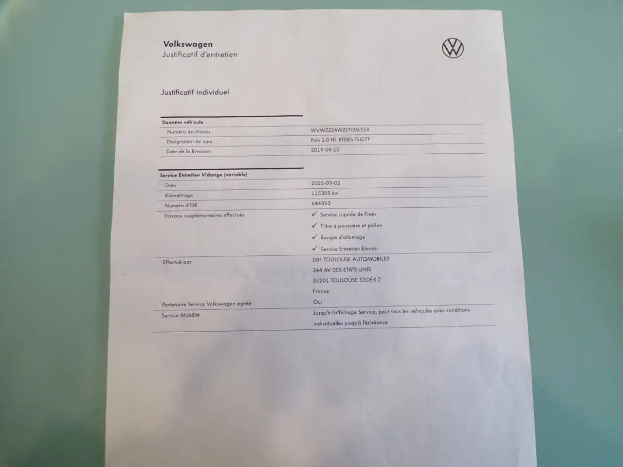 Volkswagen Polo Citadine 5 portes — photo 21