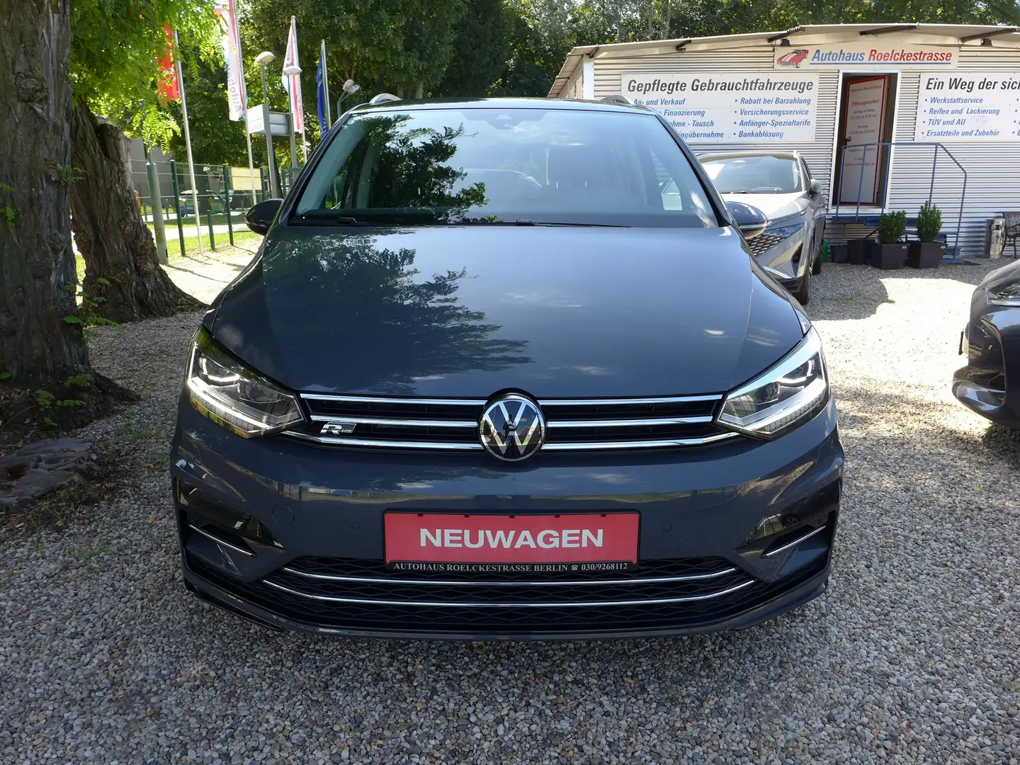 Volkswagen Touran 2.0 TDI DSG R-Line Blind Spot AHK 7-Sitze Grau - 2