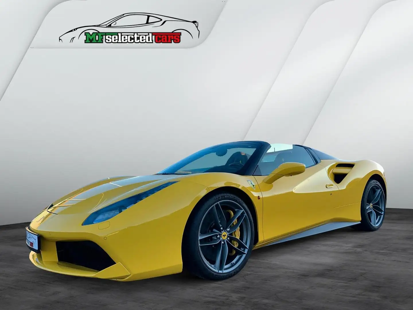 Ferrari 488 *Racing Seats,Bi-Colour,Carbon LR* Sárga - 1