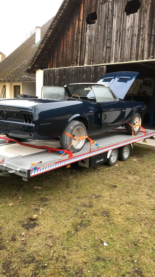 Ford Mustang Cabrio Blau - 2