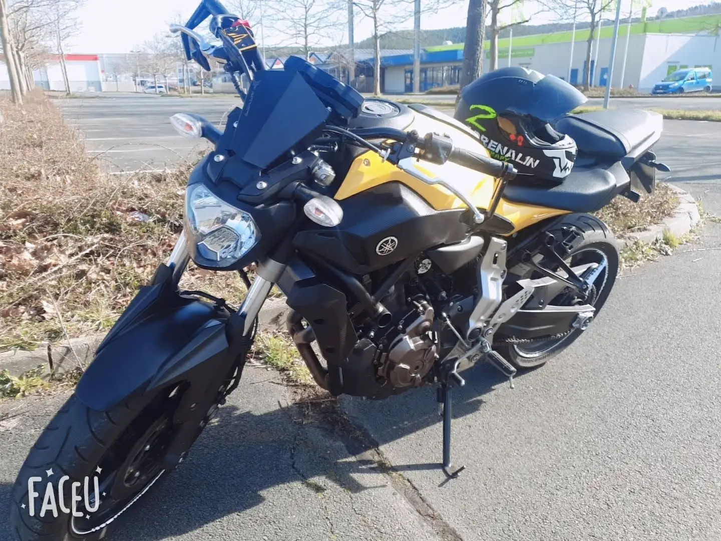 Yamaha MT-07 Yamaha MT 07 Yellow - 2