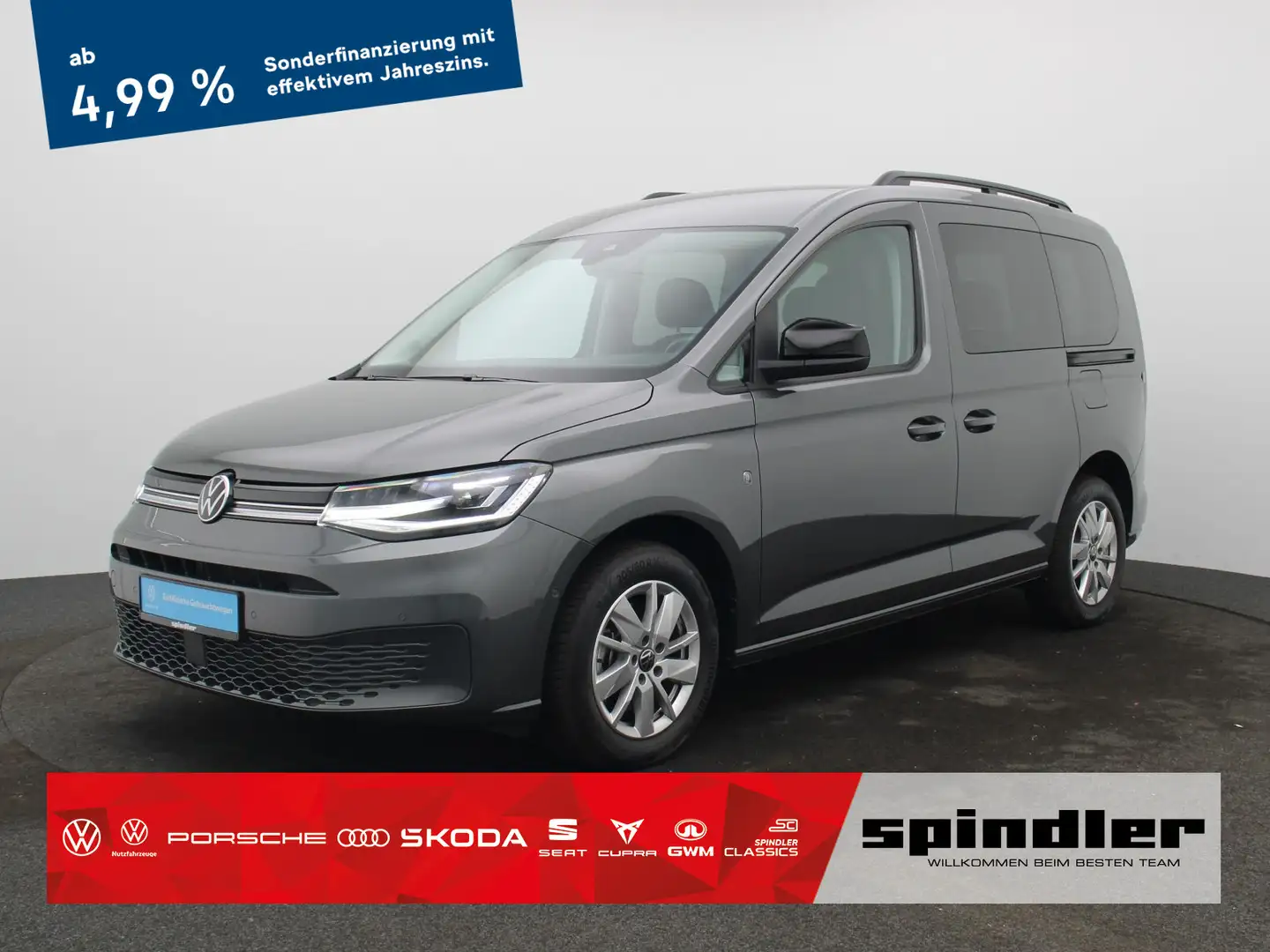 Volkswagen Caddy Caddy Kombi Life DSG / Navi, ParkAssi, LED, RFK Grau - 1