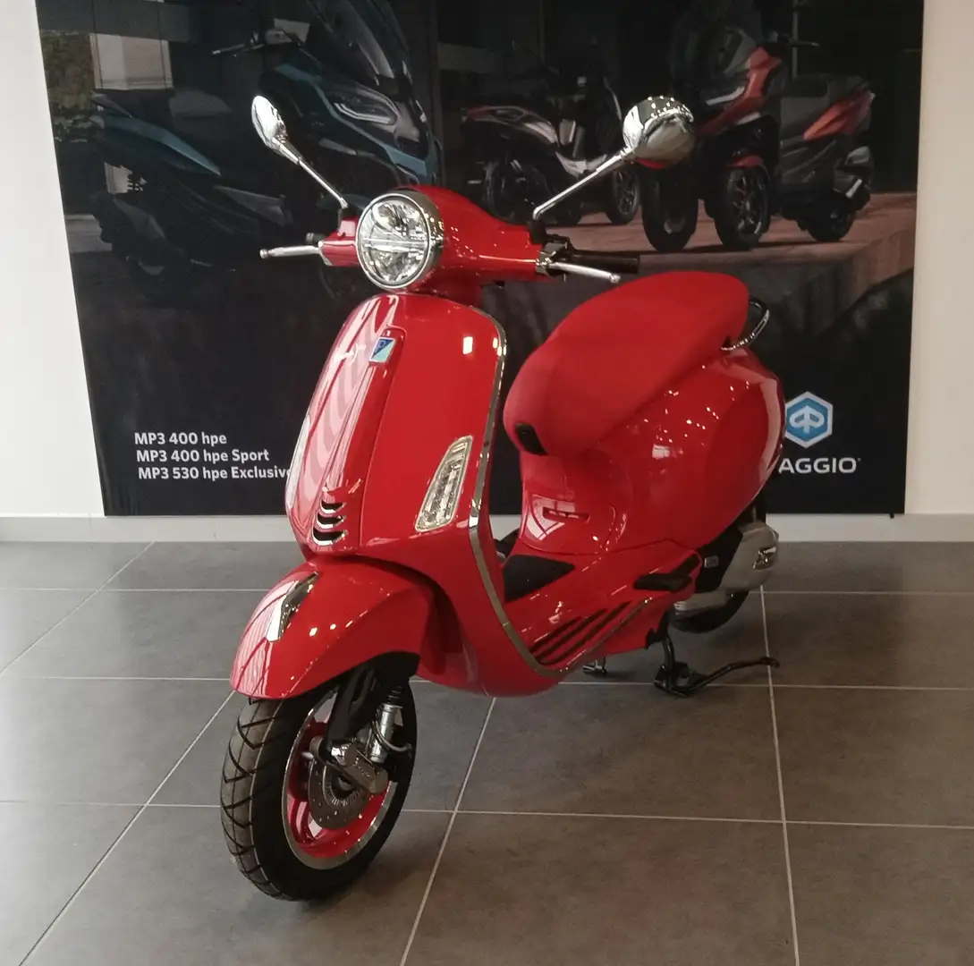 Vespa Primavera 125 "i-get" EURO 5 +- NUOVO IN PRONTA CONSEGNA! Roşu - 1