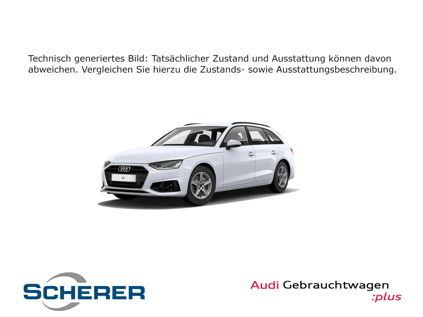 Audi A4 35 TDI S tronic NAVI PLUS AHK LED CAM Weiß - 1