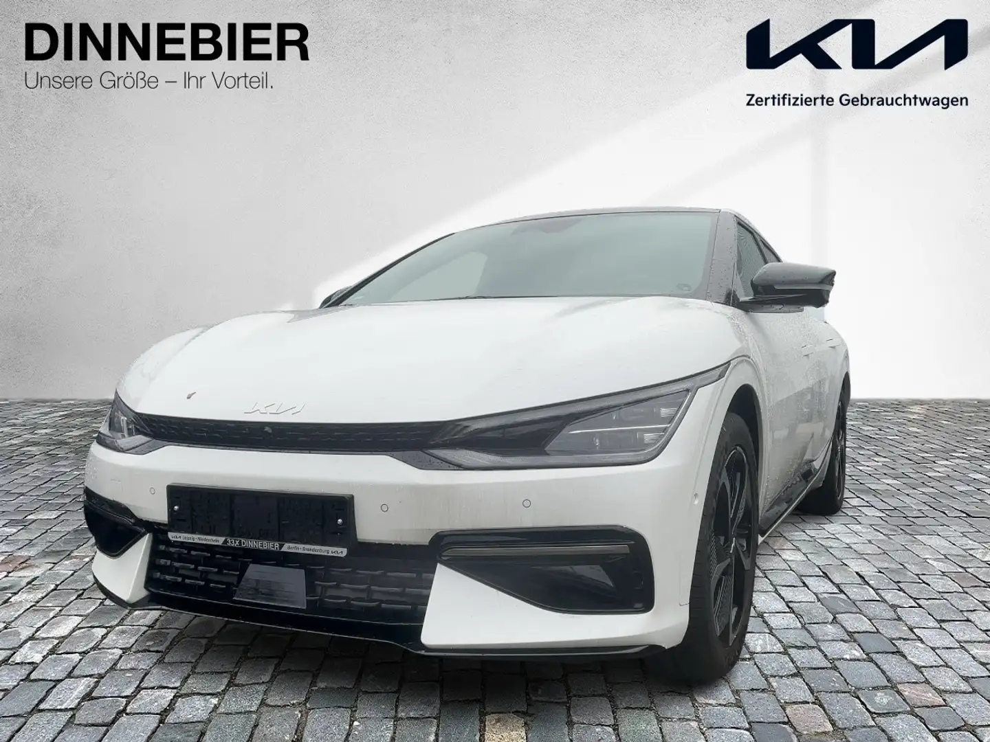 Kia EV6 77.4 RWD GT-Line Glasdach +  Wärmepumpe Weiß - 2