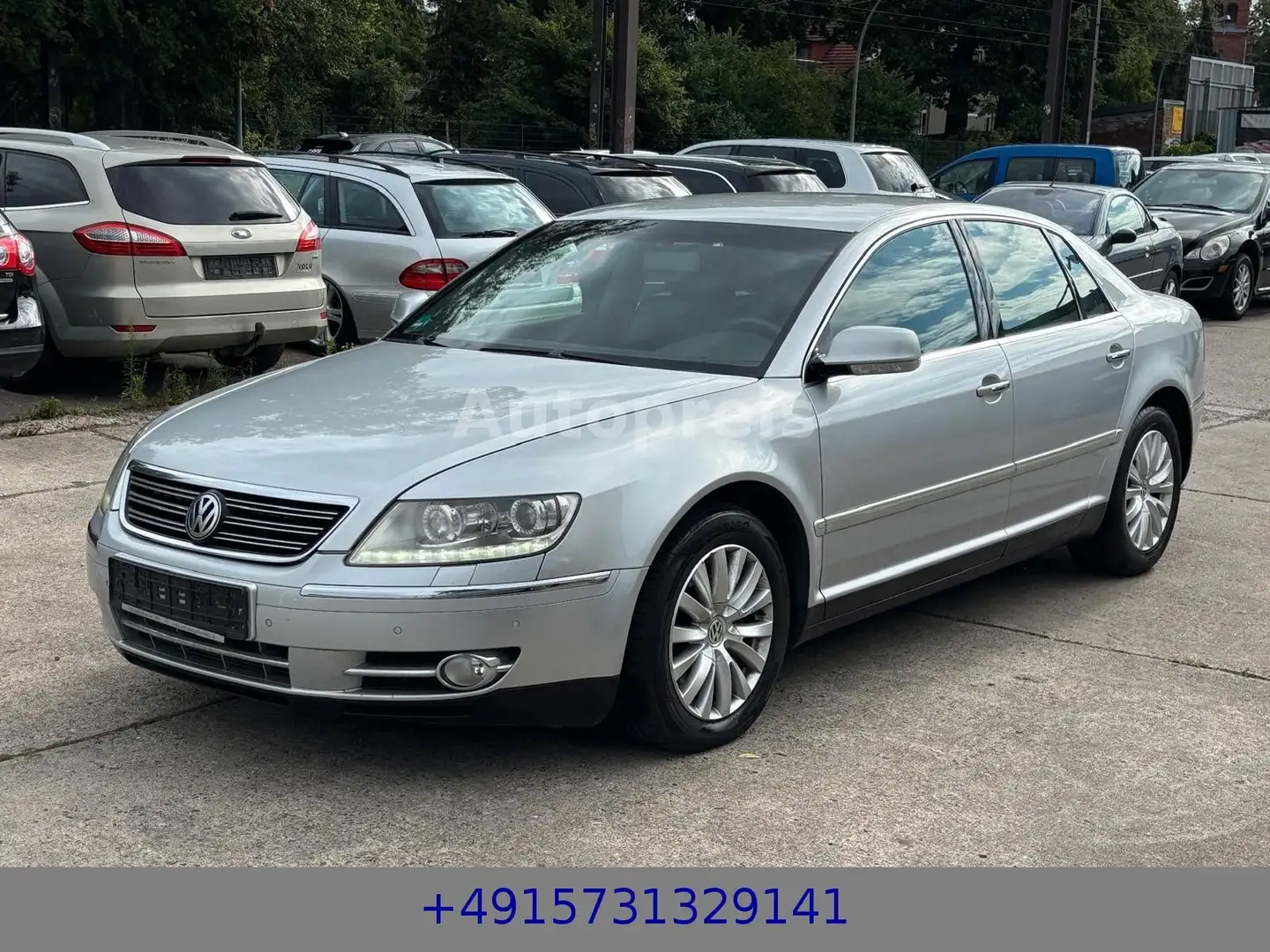 Volkswagen Phaeton V6 TDI 4Motion Klima Leder Navi PDC STHZ Stříbrná - 1