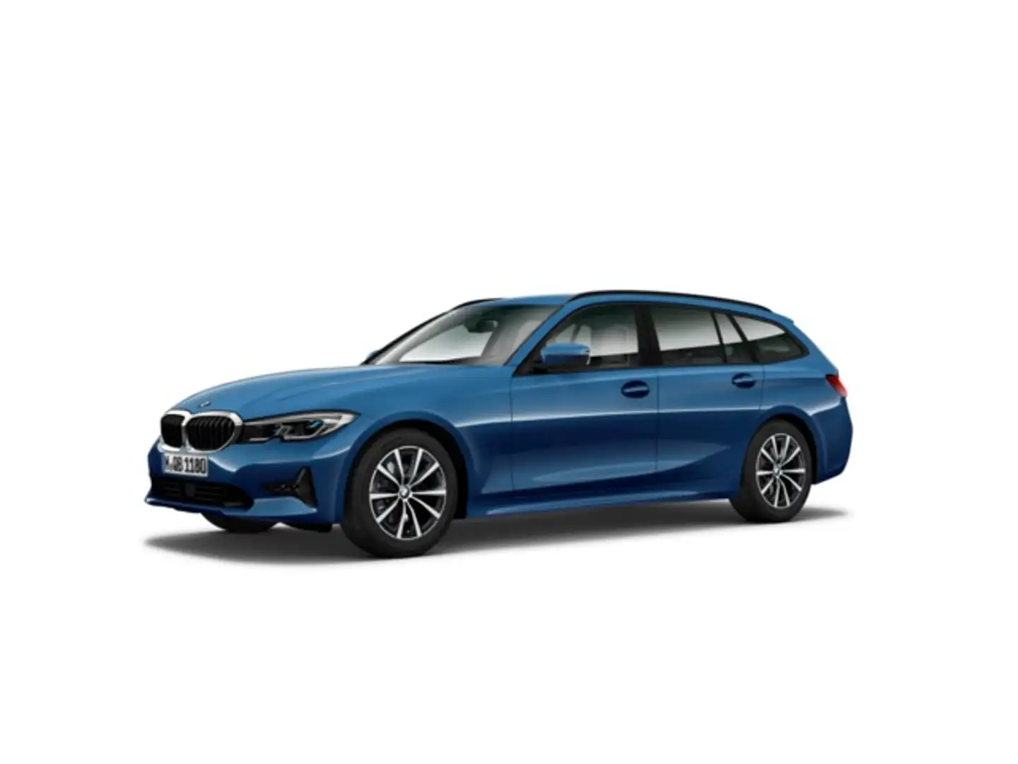 BMW 320 320dA Touring Azul - 2