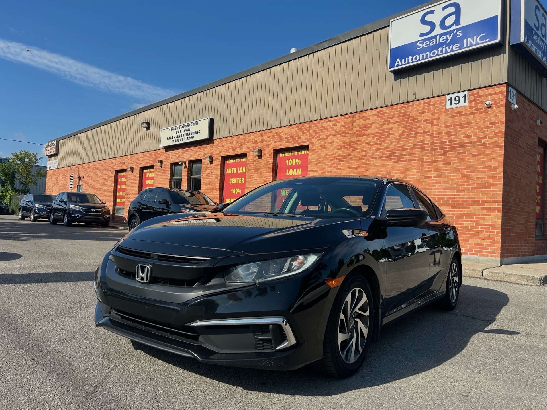 2019 Honda Civic EX CVT-NO ACCIDENT-SUNROOF-REMOTE START-REVERSE CA