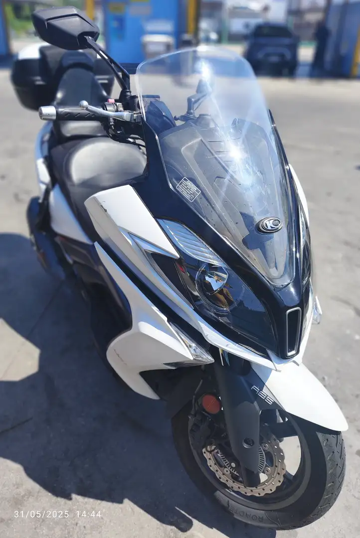 Kymco Downtown 350i ABS Blanc - 1