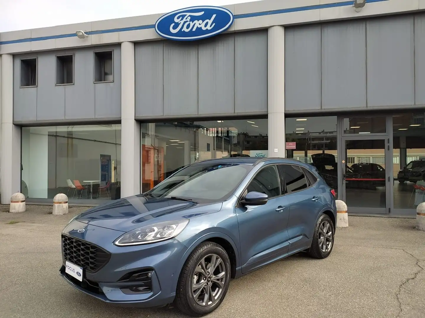 Ford Kuga Kuga 1.5 ecoblue 120 cv ST-Line X  autom. A8 Blauw - 2