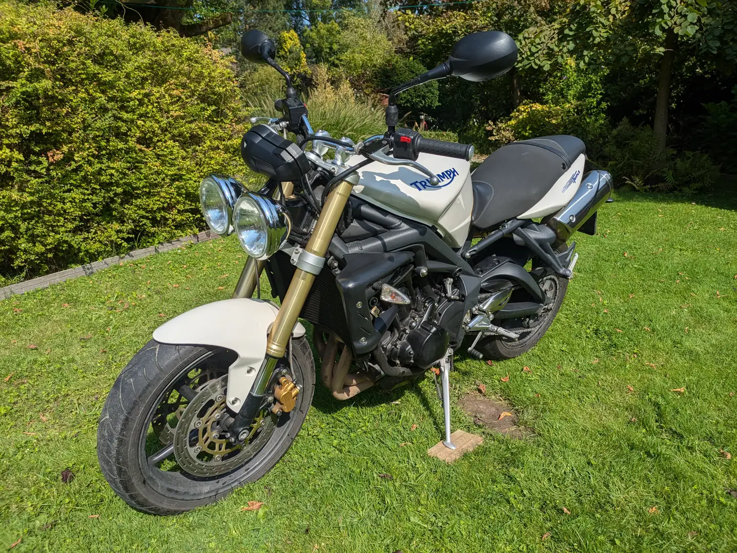 Triumph Street Triple 675 Blanc - 1