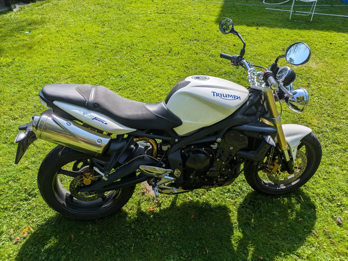 Triumph Street Triple 675 Blanc - 2