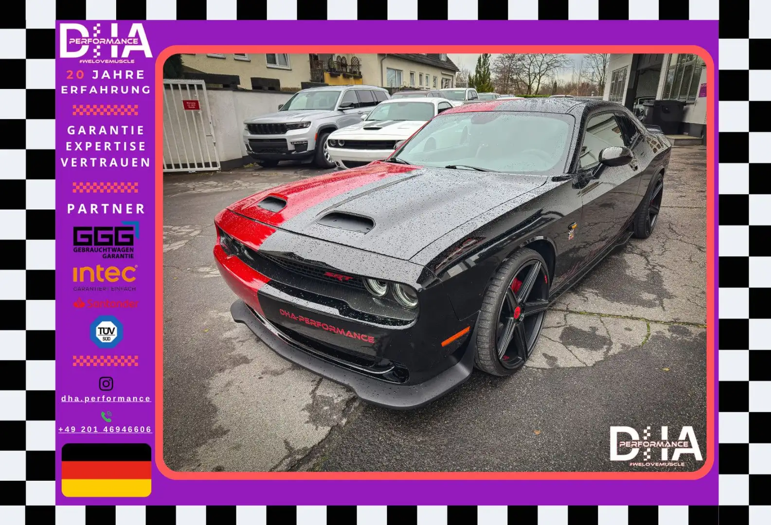 Dodge Challenger 6.4 PREDATOR*BREMBO*LAUNCH*SCAT PACK Noir - 1