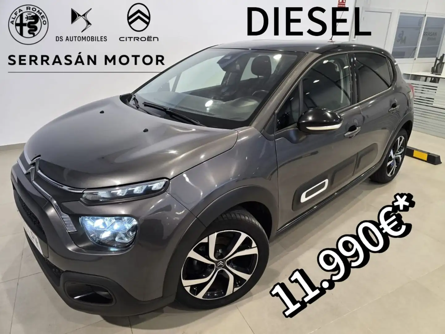 Citroen C3 1.5BlueHDi S&S Shine 100 Gris - 1