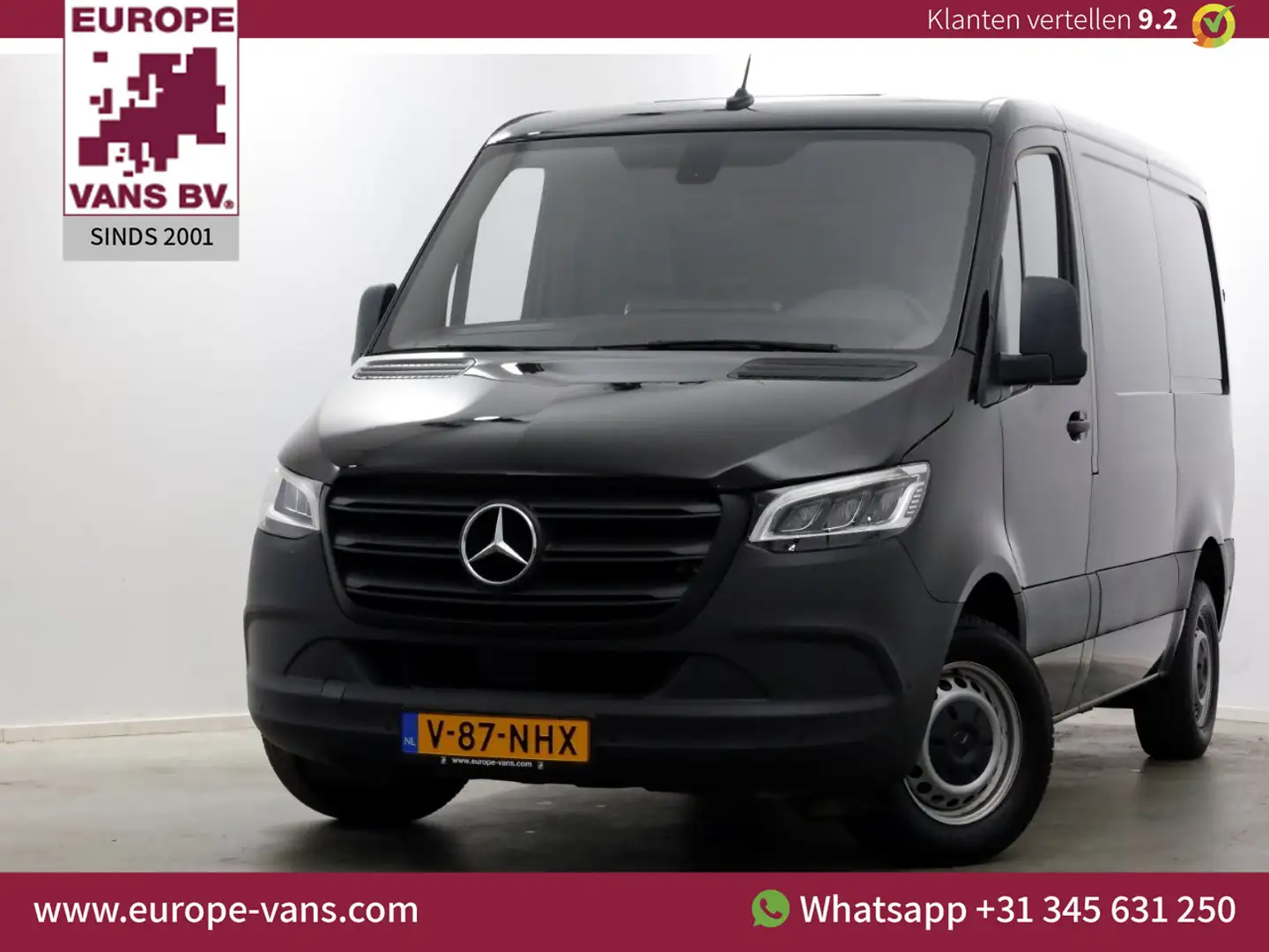 Mercedes-Benz Sprinter 215 CDI 150pk L1H1 9G Automaat LED/Airco/Camera 01 Zwart - 1