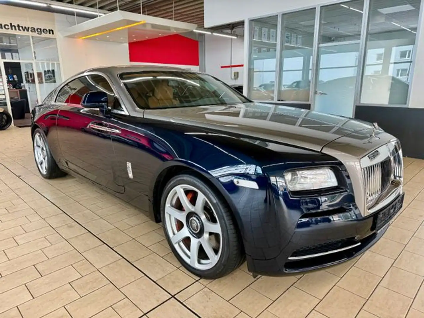 Rolls-Royce Wraith COUPE *VOLL+HUD+KAM 360°+NIGHT VISION+21* Blauw - 1