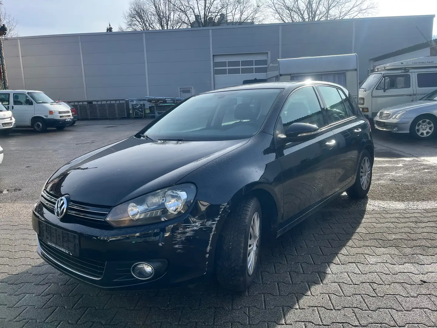 Volkswagen Golf Highline 1.Hand,Alcantara ,Automatik ,121tkm,AHK Negro - 1