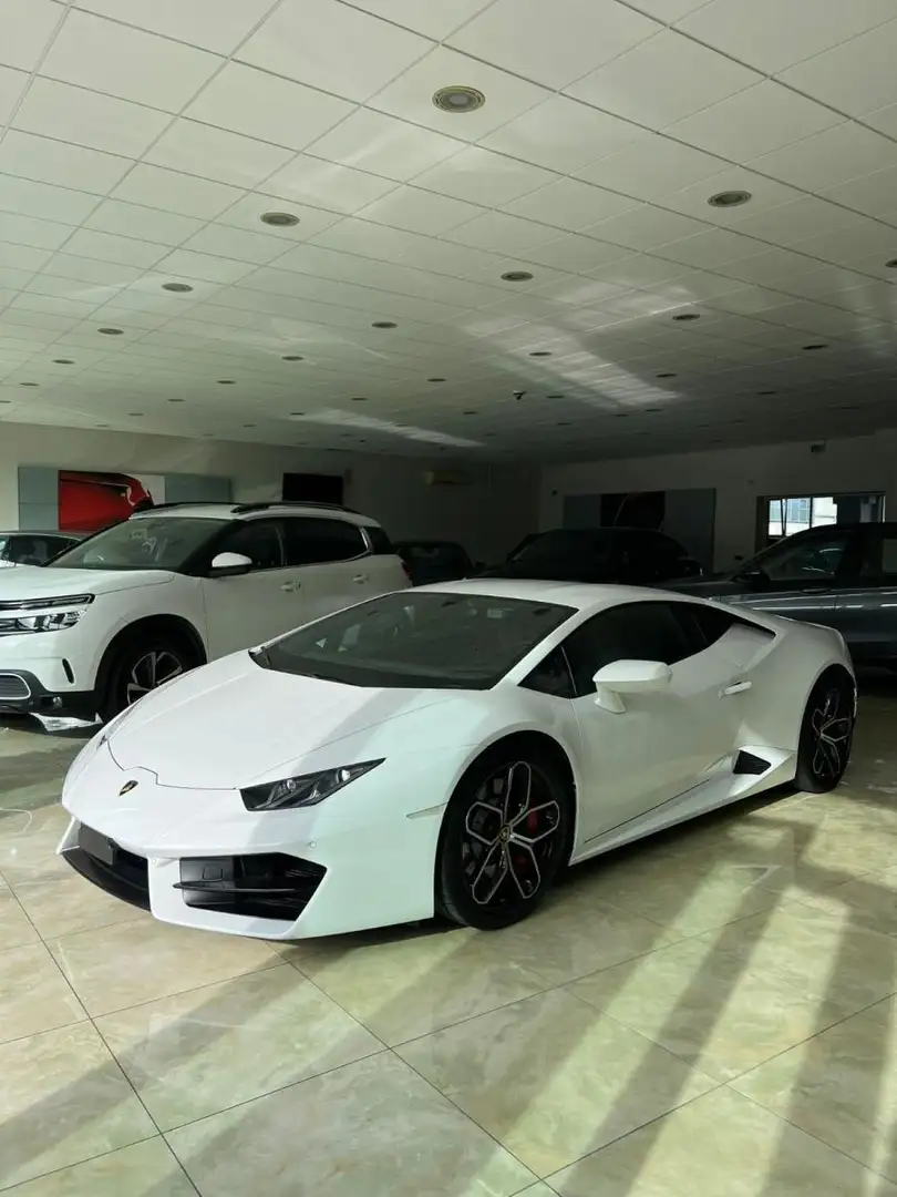 Lamborghini Huracán 5.2 V10 LP 580-2 Coupè Blanc - 1
