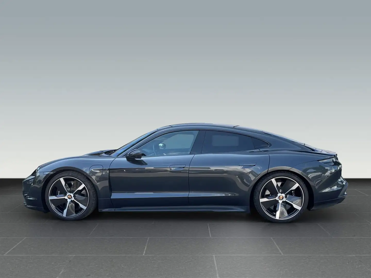 Porsche Taycan Turbo S Gris - 2