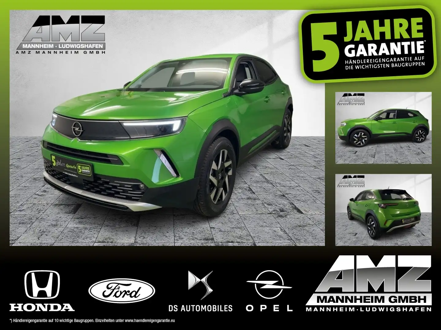 Opel Mokka-E Mokka e Elegance LED+Navi+SHZ+Fernlichtass.+Kam. Grün - 1