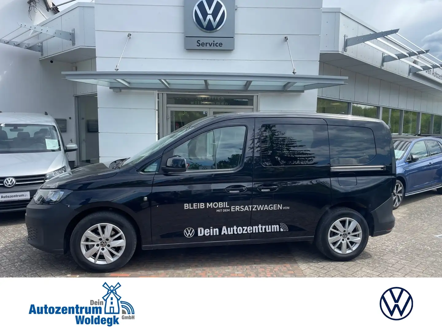 Volkswagen Caddy 5-Sitzer 2.0 TDI KR Schwarz - 1