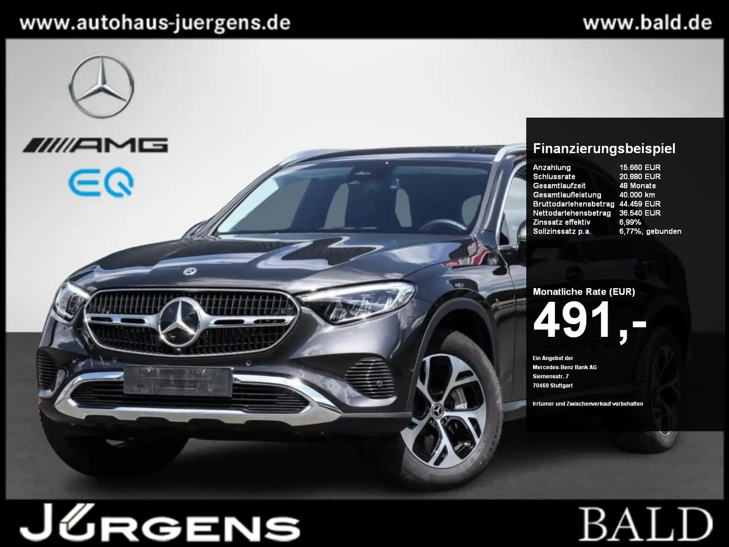 Mercedes-Benz GLC 300 e 4M Avantgarde/Wide/LED/Cam/DAB/Easy-P Grau - 1