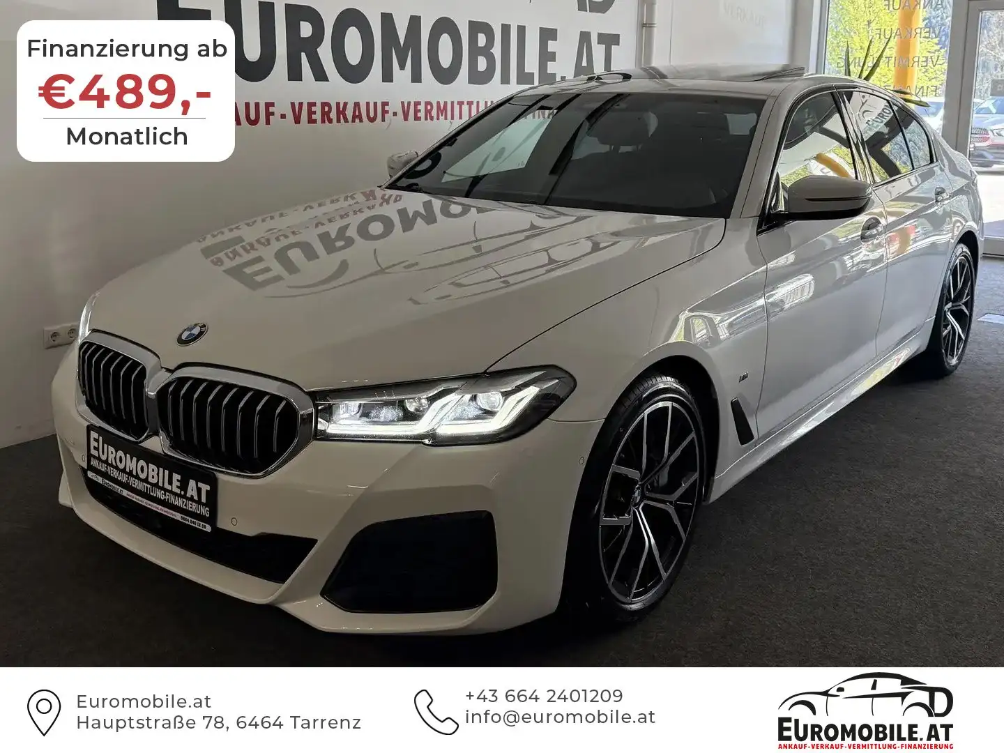 BMW 530 530 d M Sport-P. *RFK*GSD*4ZONE*LEDER*ACC*LR-HZG* Weiß - 1