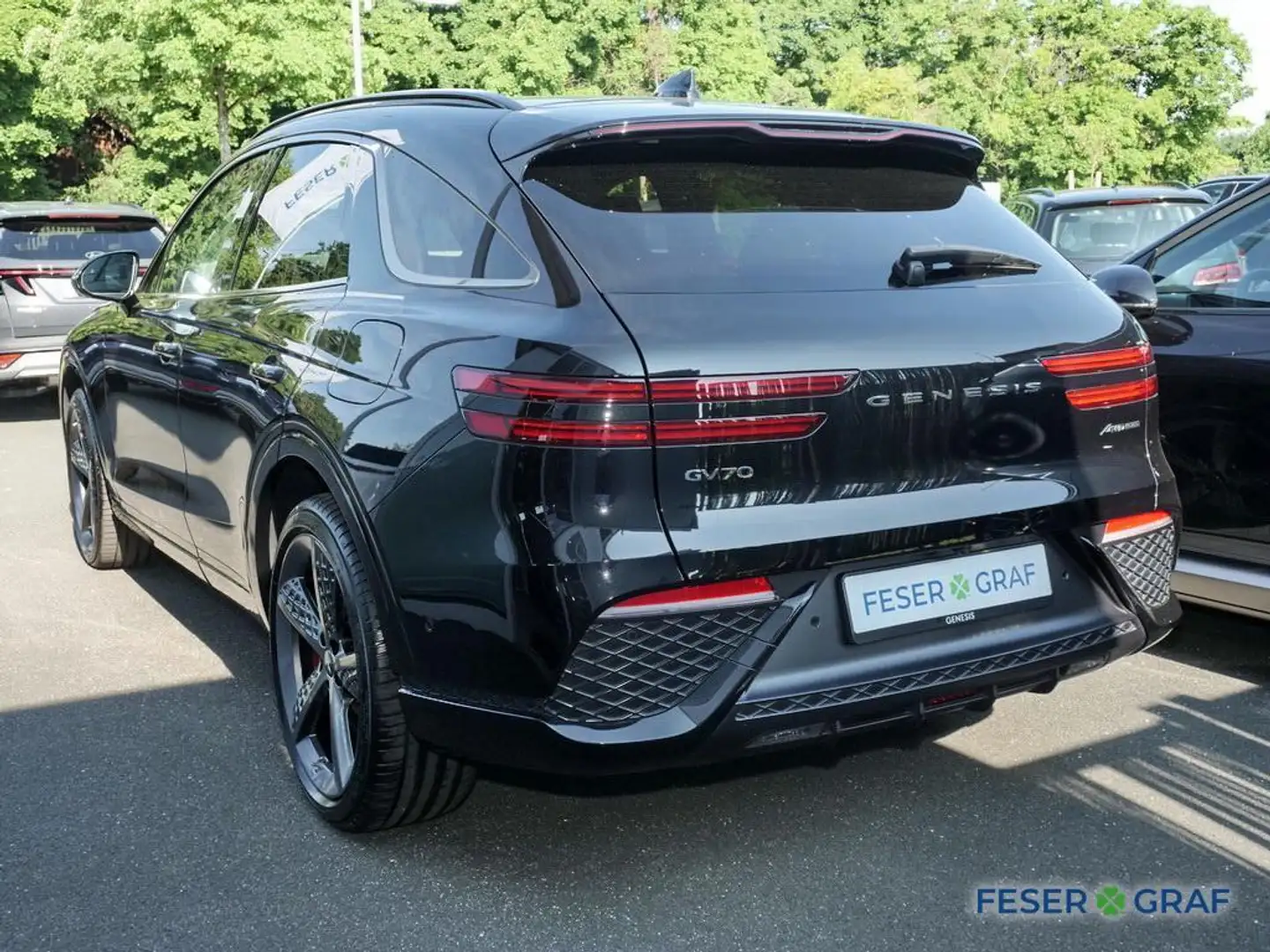 Genesis GV70 SPORT NAPPA LEXICON PANO 360° NAVI MATRIX Noir - 2