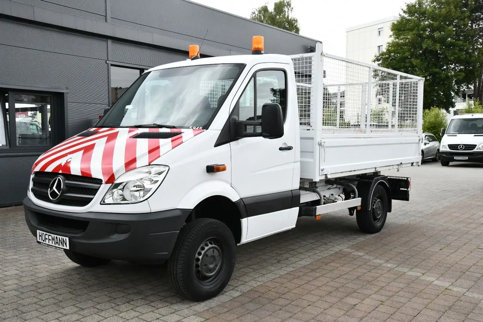 Mercedes-Benz Sprinter 316 CDI Pritsche Kipper 4X4 Allrad Weiß - 2