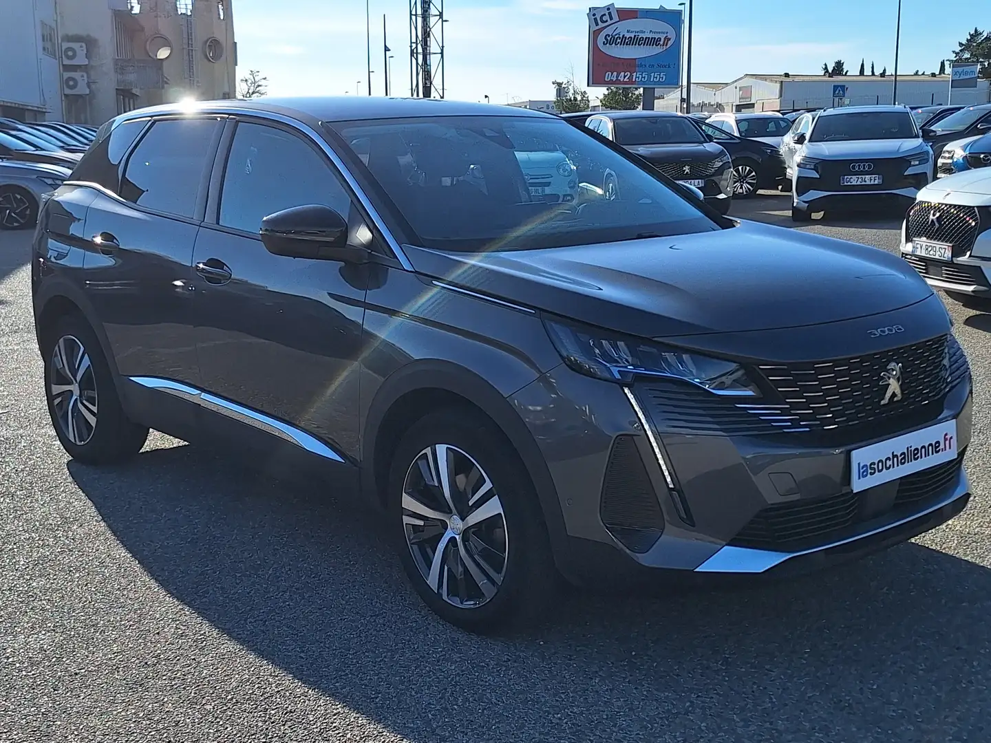 Peugeot 3008 BlueHDi 130ch S\u0026amp;S EAT8 Allure Pack Gris - 2