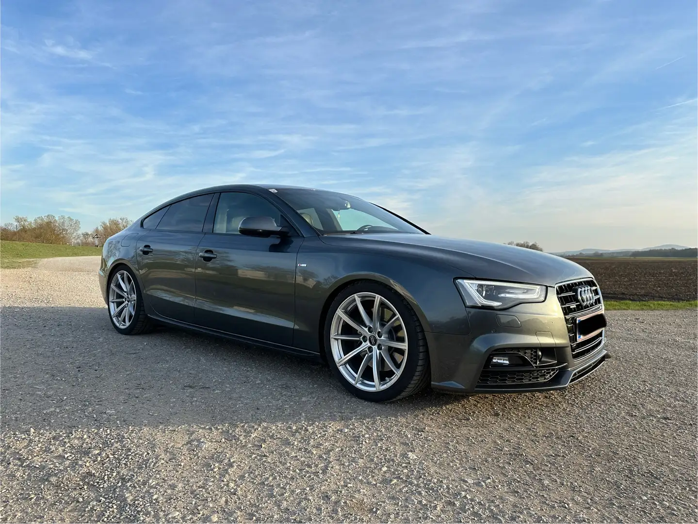 Audi A5 SB 3,0 TDI S-tronic quattro Sport S-line Limousine Grau - 1