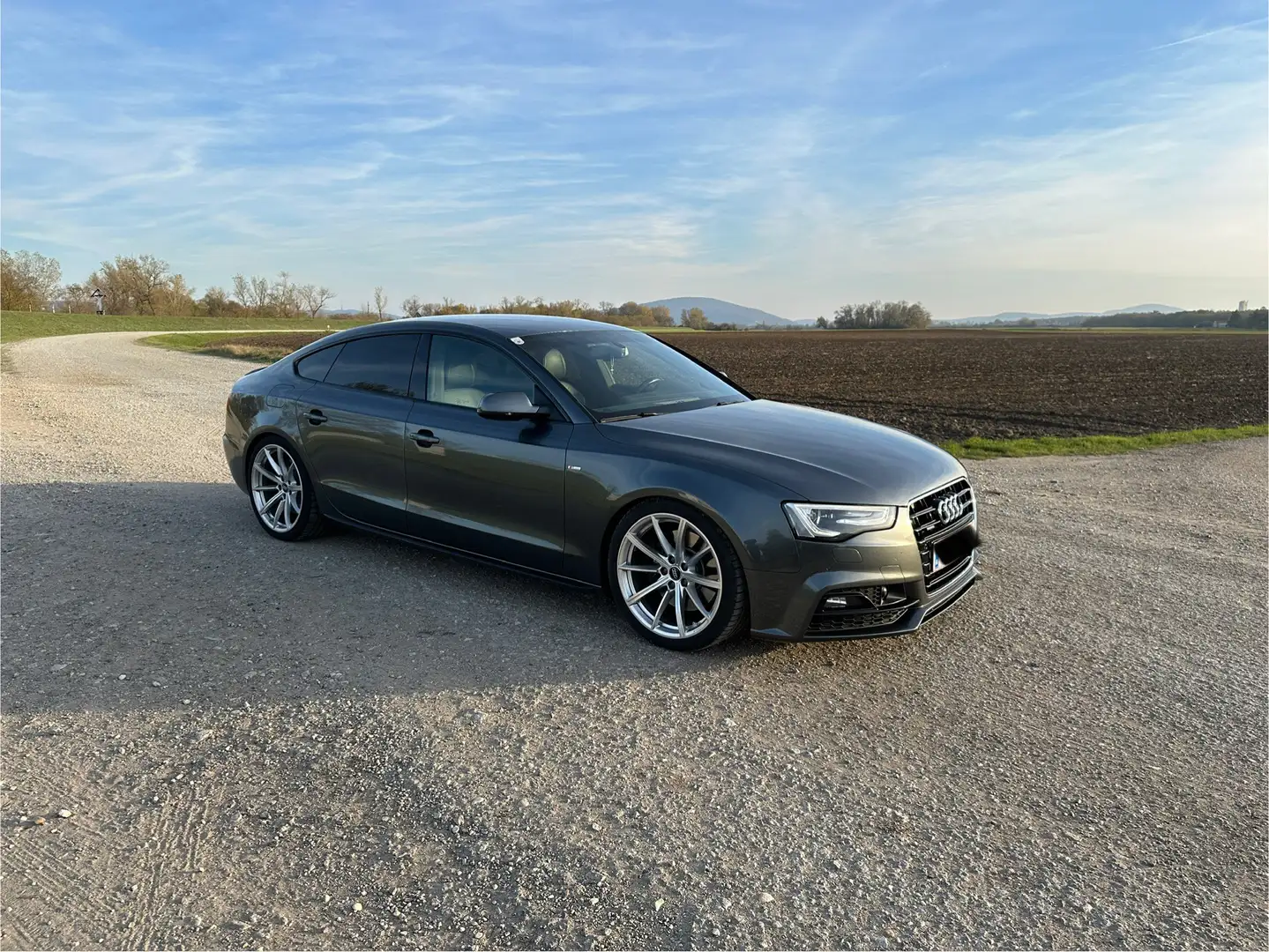 Audi A5 SB 3,0 TDI S-tronic quattro Sport S-line Limousine Grau - 2