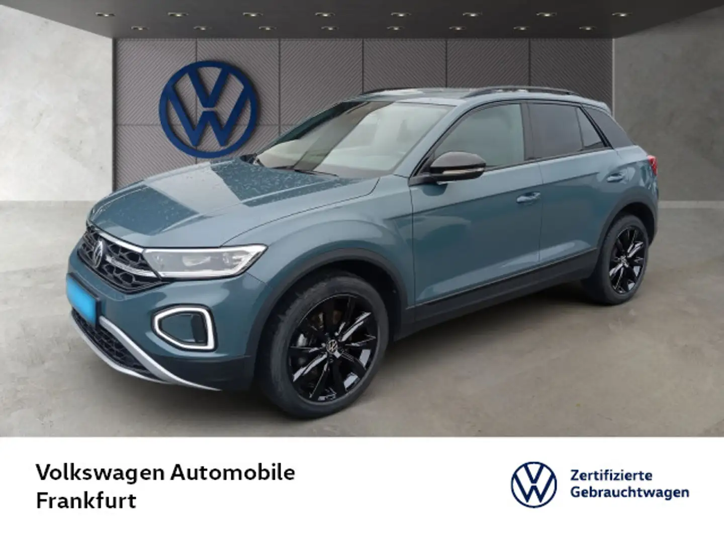 Volkswagen T-Roc 2.0 TDI DSG Style Navi LEDPlus DAB+ FrontA Blau - 1