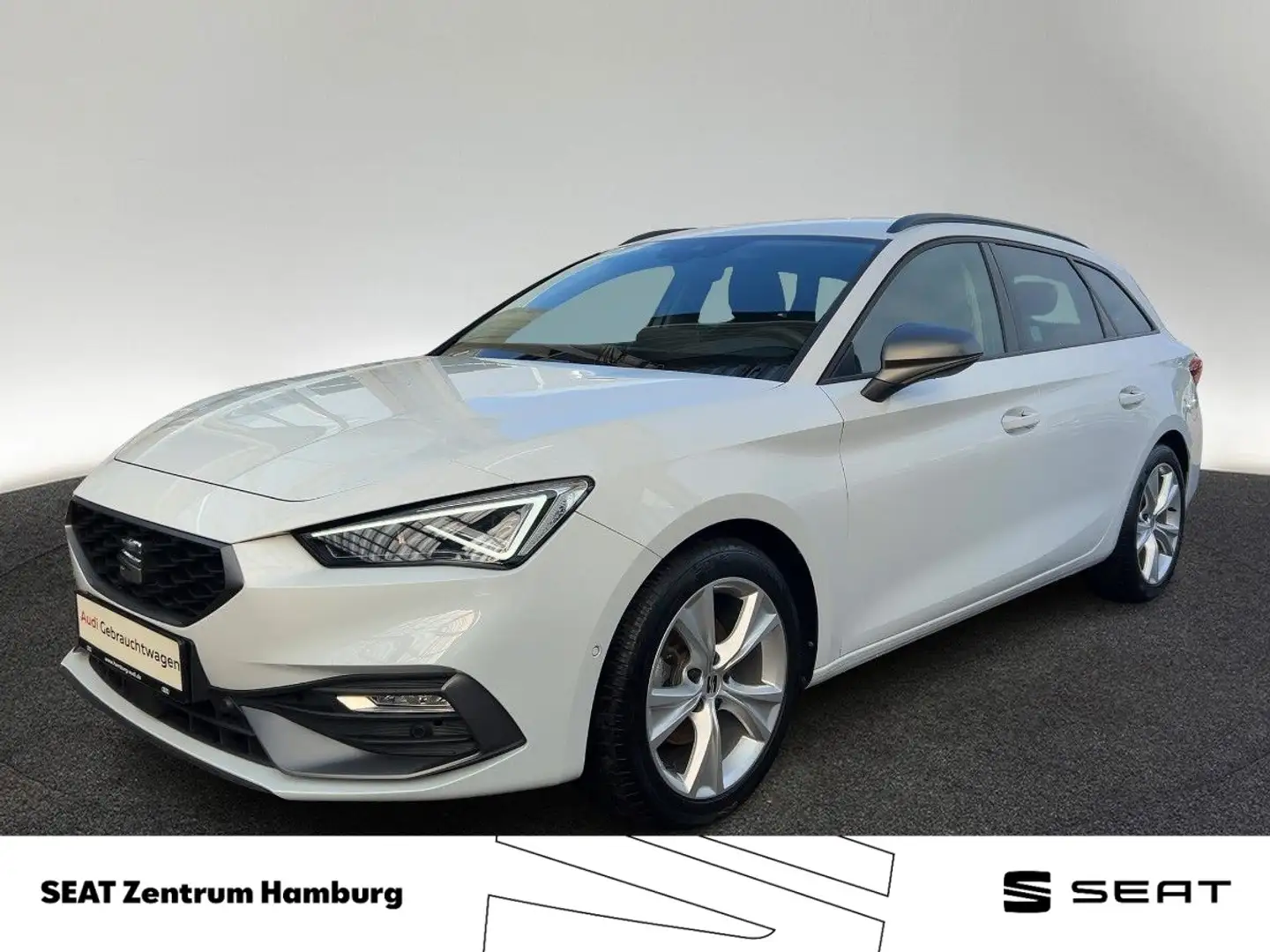 SEAT Leon Sportstourer 1.5 eTSI FR DSG Matrix Navi Ka Weiß - 1