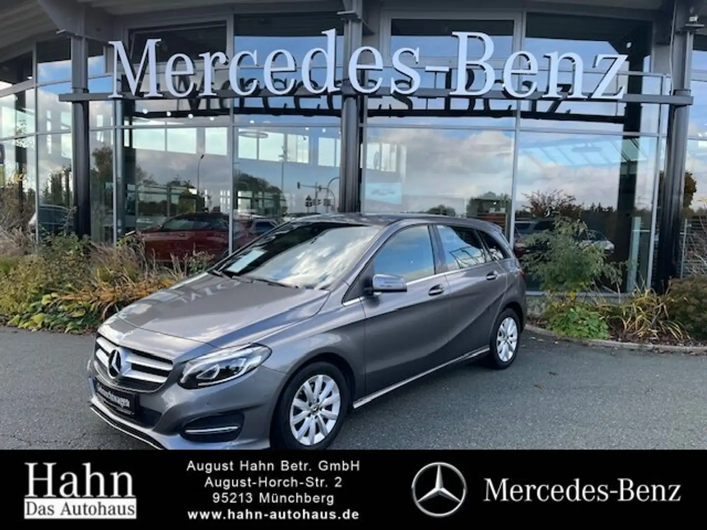 Mercedes-Benz B 180 B 180 STYLE/LED/AHK/PTS/NAVI/SHZ/LM Navi/Klima Gris - 1