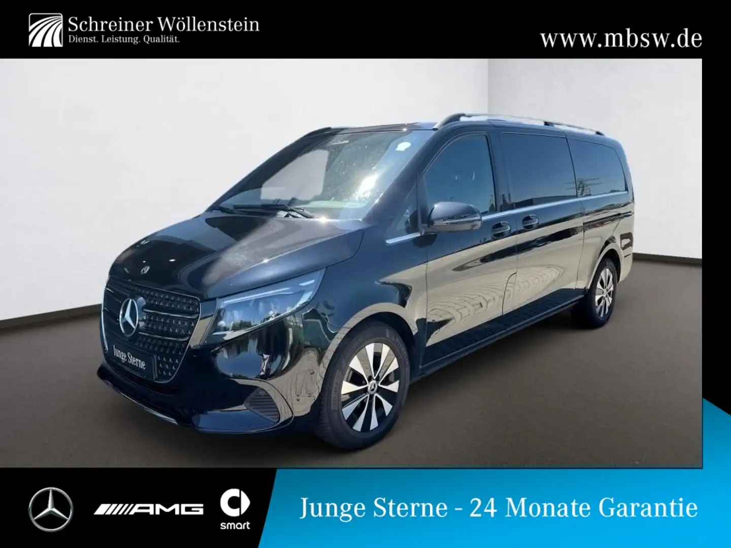 Mercedes-Benz V 300 AVANTGARDE XL *MBeam*Distr*Stdhzg*360°*Navi* Schwarz - 1