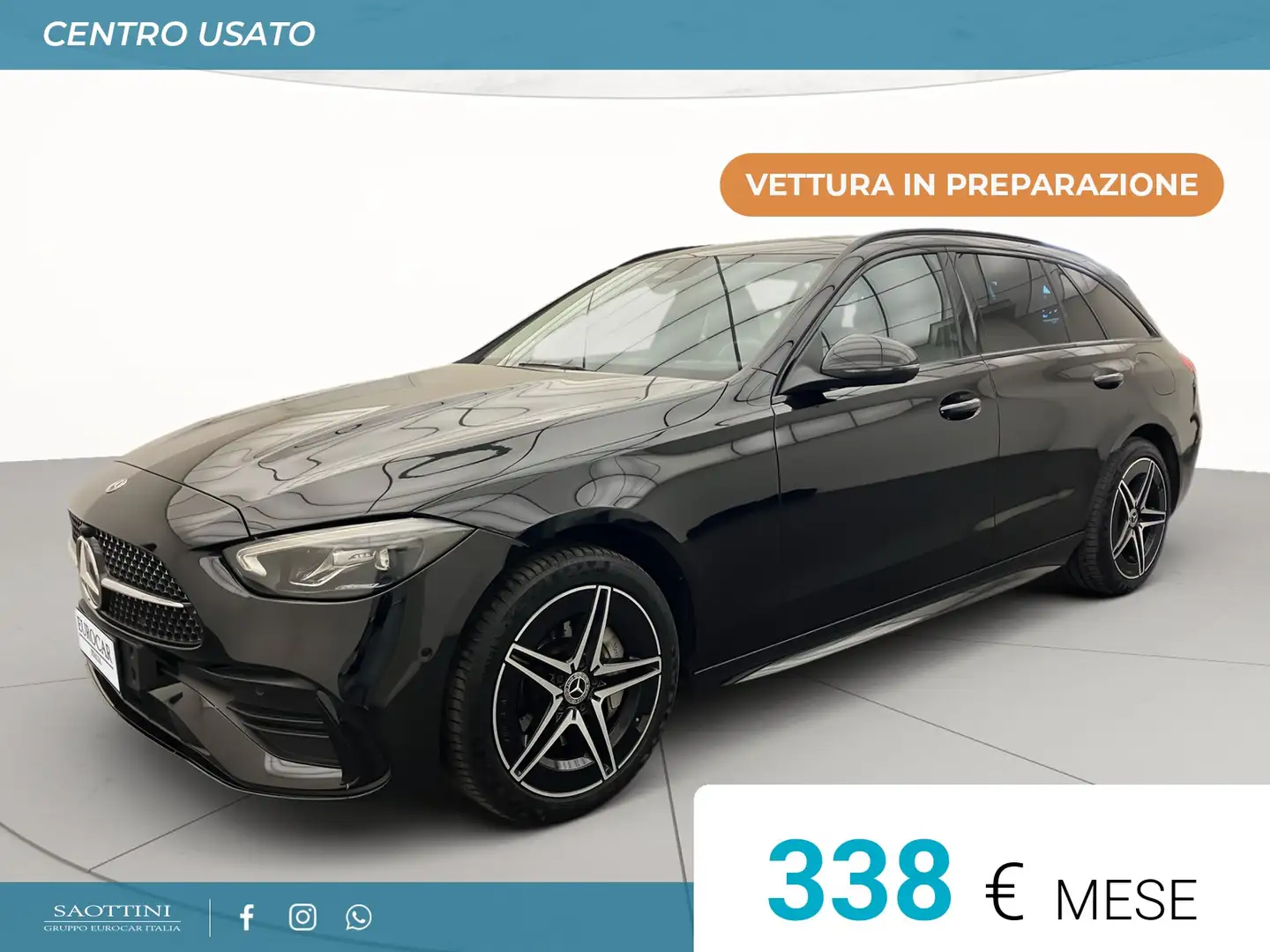 Mercedes-Benz C 300 sw 300 e phev Premium Plus Auto Nero - 1