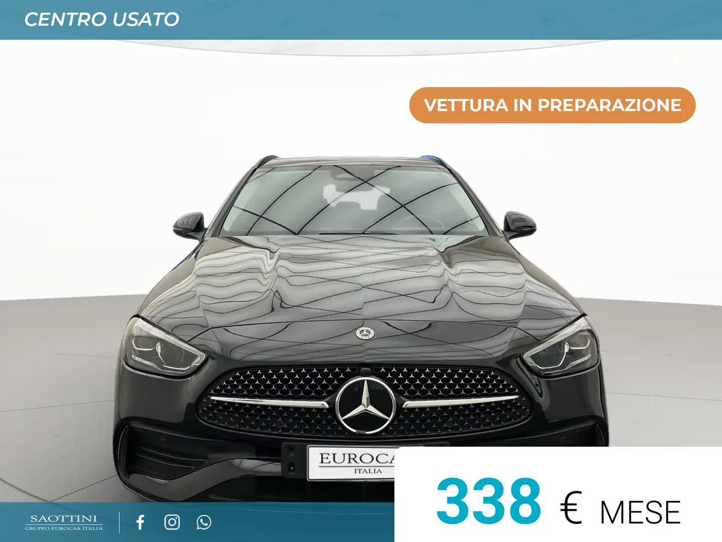 Mercedes-Benz C 300 sw 300 e phev Premium Plus Auto Nero - 2
